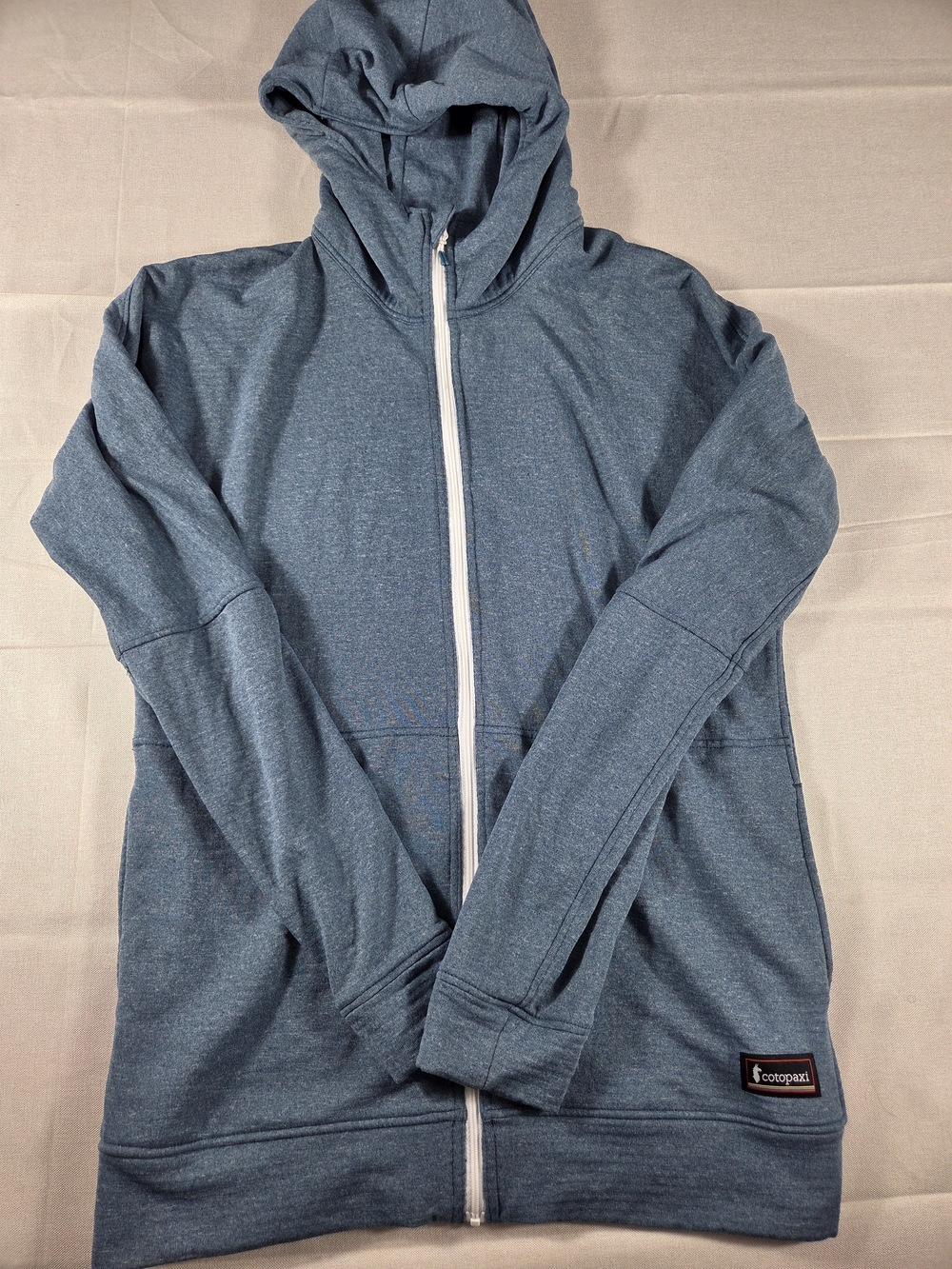 Cotopaxi Tolimán Power Wool Full Zip Hoodie M/L Blue